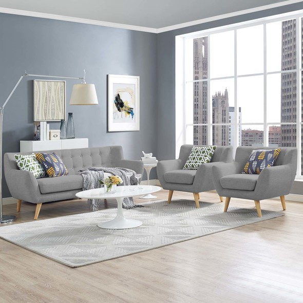 ashley gray sectional with chaise Modway Furniture Sofas and Armchairs Light Gray