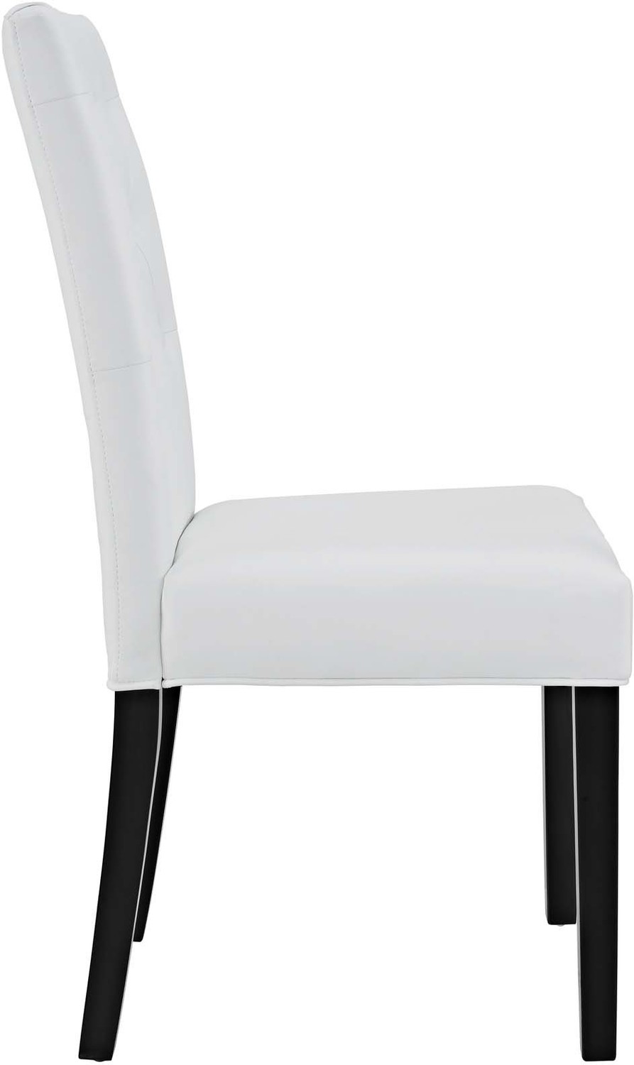 comfortable black dining chairs Modway Furniture Dining Chairs White