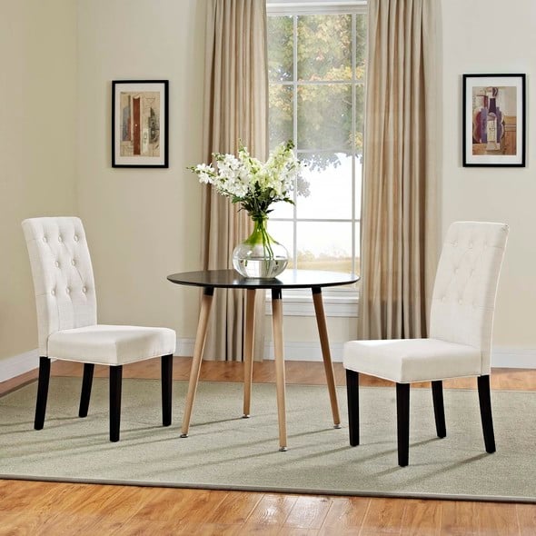 farmhouse rustic dining chairs Modway Furniture Dining Chairs Beige