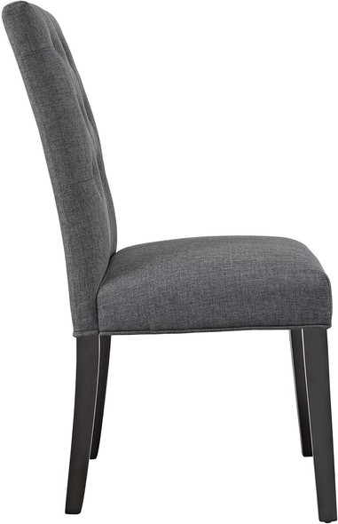 high table and chairs Modway Furniture Dining Chairs Gray