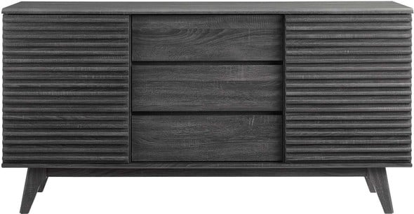oak tv units for sale Modway Furniture Charcoal