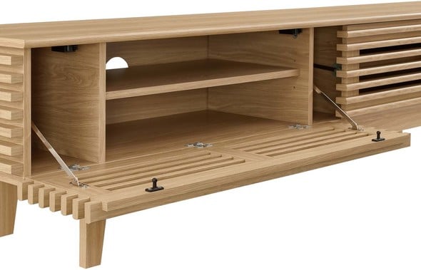60 inch corner tv stand Modway Furniture Oak