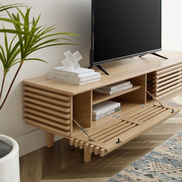60 inch corner tv stand Modway Furniture Oak