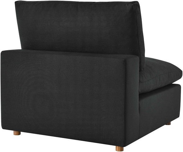 grey couch modern Modway Furniture Sofas and Armchairs Black