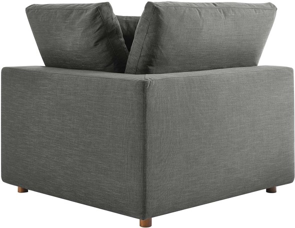 soft sofa sectional Modway Furniture Sofas and Armchairs Gray