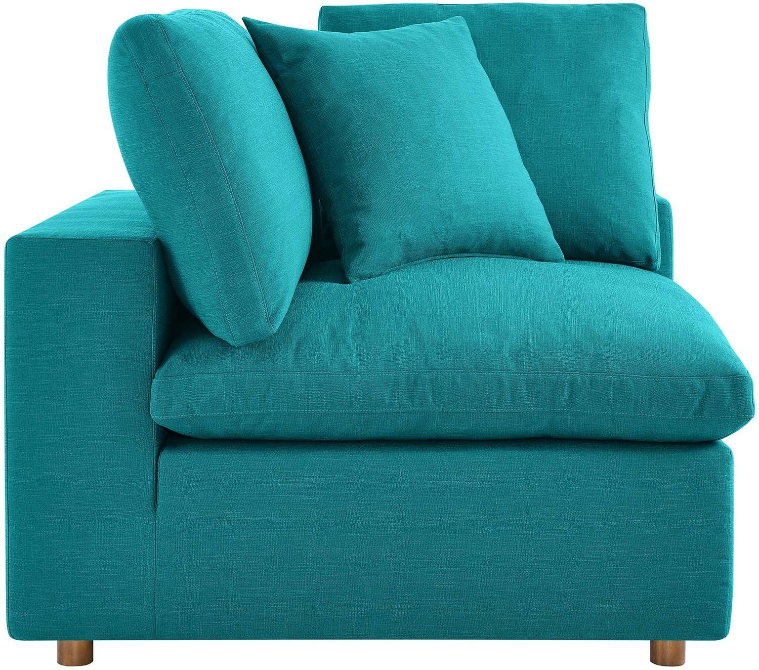 small sectionals for small living rooms Modway Furniture Sofas and Armchairs Teal