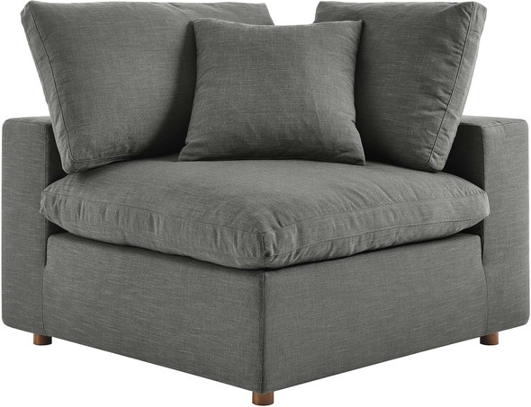 best large sectional sofa Modway Furniture Sofas and Armchairs Gray