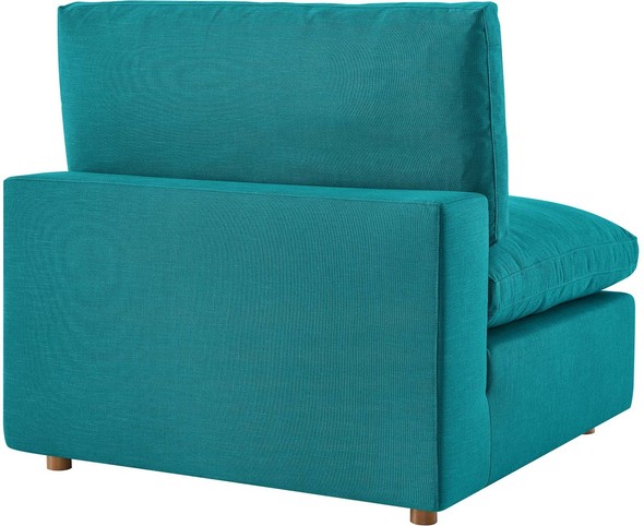 sleeper sectional blue Modway Furniture Sofas and Armchairs Teal