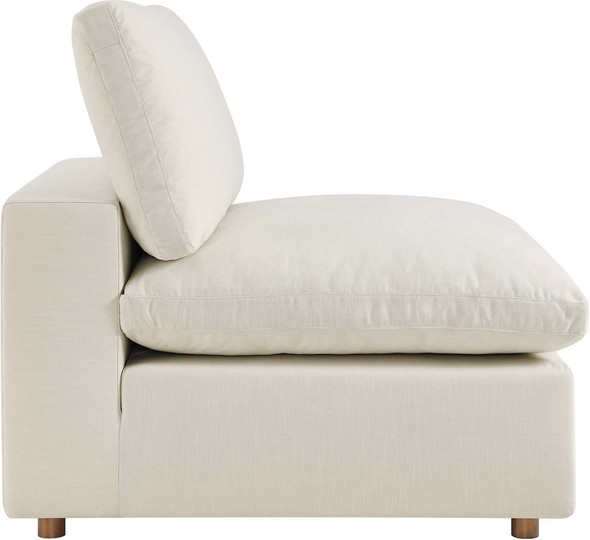 grey velvet loveseat Modway Furniture Sofas and Armchairs Light Beige