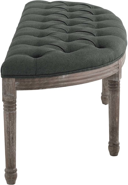 cheap navy blue accent chair Modway Furniture Benches and Stools Gray