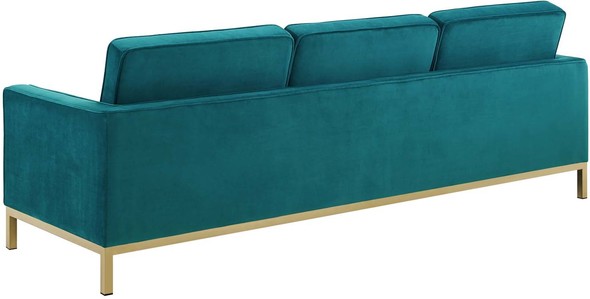 black and grey sectional couch Modway Furniture Sofas and Armchairs Gold Teal