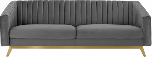 couch settee Modway Furniture Sofas and Armchairs Gray