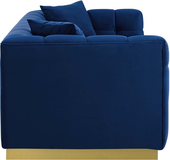 black fabric couch Modway Furniture Sofas and Armchairs Navy