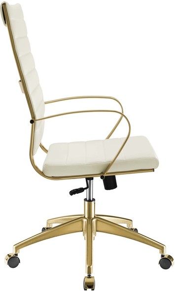 very conference chair Modway Furniture Office Chairs Gold Off White