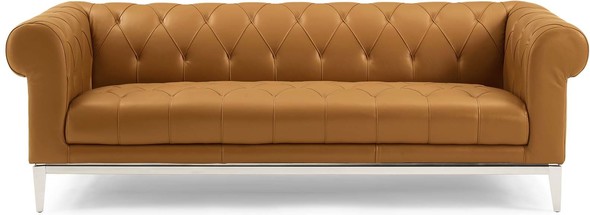 mid century modern sofa with chaise Modway Furniture Sofas and Armchairs Tan
