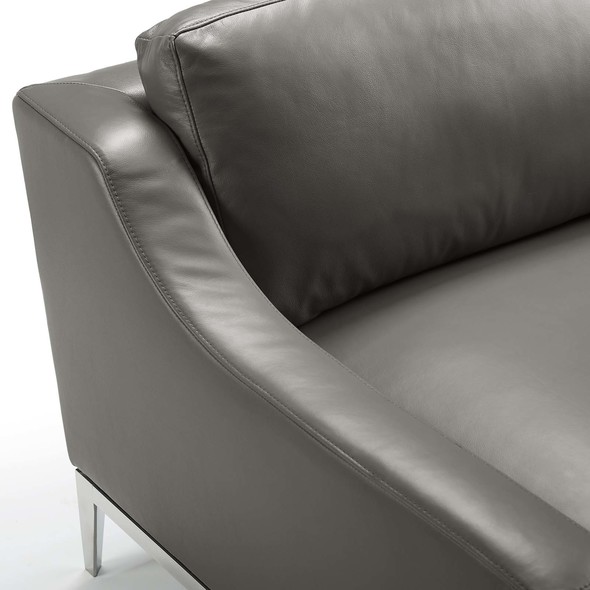 blush sleeper sofa Modway Furniture Sofas and Armchairs Gray