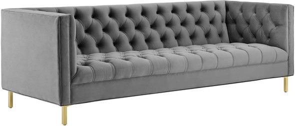 cheap sectional couches for sale near me Modway Furniture Sofas and Armchairs Gray