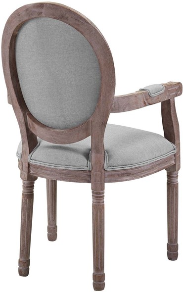 silver chairs Modway Furniture Dining Chairs Light Gray