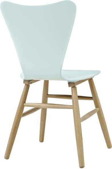mid century modern dining chairs set of 2 Modway Furniture Dining Chairs Light Blue