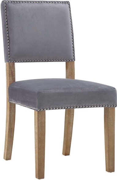 dining chairs with dark wood legs Modway Furniture Dining Chairs Gray