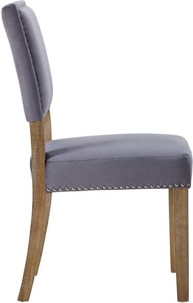 dining chairs with dark wood legs Modway Furniture Dining Chairs Gray