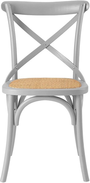 fabric dining chairs set of 2 Modway Furniture Dining Chairs Light Gray