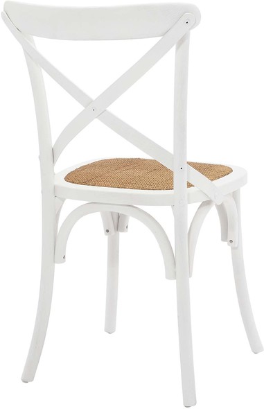 gold dining table and chairs Modway Furniture Dining Chairs White