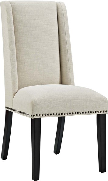 kitchen & dining chair covers Modway Furniture Dining Chairs Beige