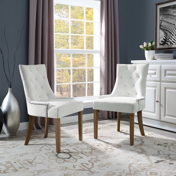 dark grey chair Modway Furniture Dining Chairs Ivory