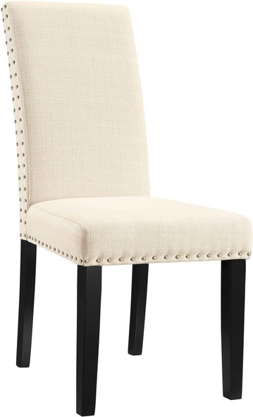 side chair table Modway Furniture Dining Chairs Beige