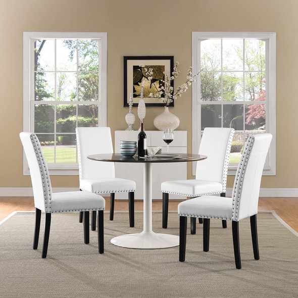 rustic dining chairs Modway Furniture Dining Chairs White