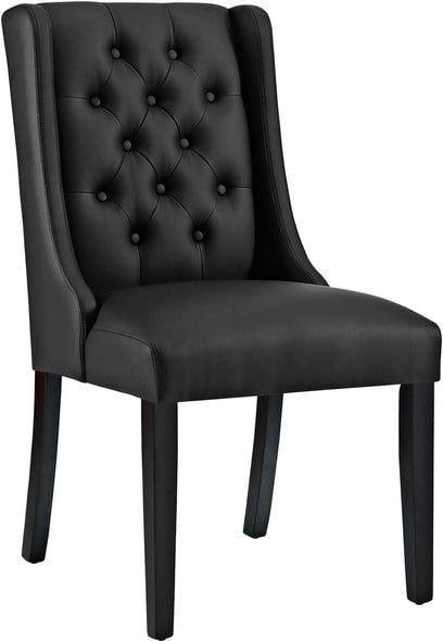 farmhouse dining room Modway Furniture Dining Chairs Dining Room Chairs Black
