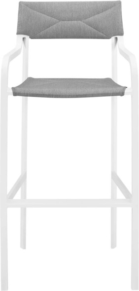 backyard bar stools Modway Furniture Bar and Dining White Gray