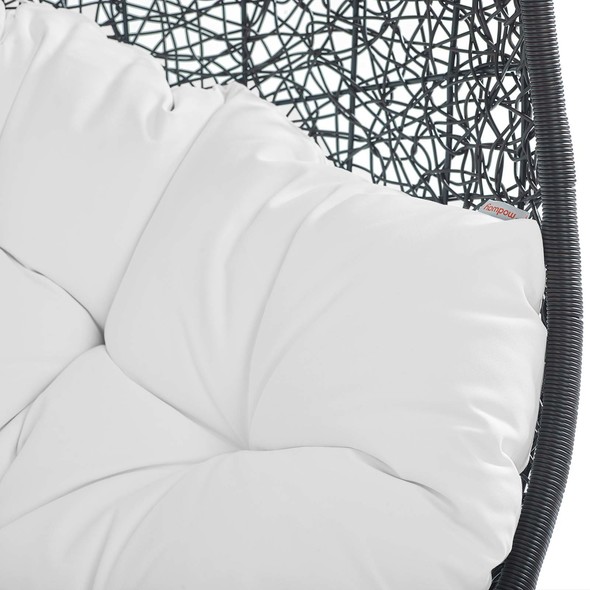 accent chair with gold Modway Furniture Daybeds and Lounges Chairs Black White