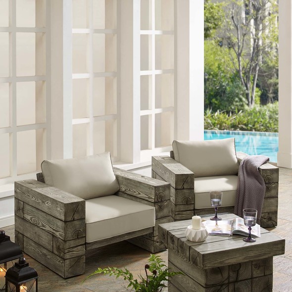 pool area chairs Modway Furniture Daybeds and Lounges Light Gray Beige
