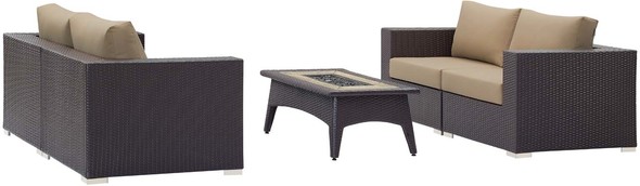 outdoor sofas and sectionals Modway Furniture Sofa Sectionals Espresso Mocha
