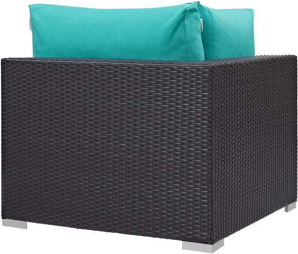 l shaped outdoor sofa covers Modway Furniture Sofa Sectionals Espresso Turquoise