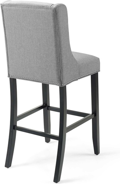black outdoor stool Modway Furniture Bar and Counter Stools Light Gray