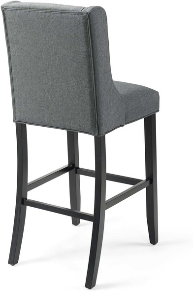 black metal counter height chairs Modway Furniture Bar and Counter Stools Gray