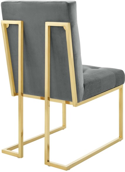 gold dining table chairs Modway Furniture Dining Chairs Gold Charcoal