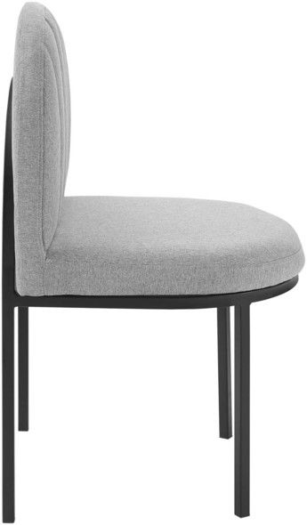 cream white dining chairs Modway Furniture Dining Chairs Black Light Gray