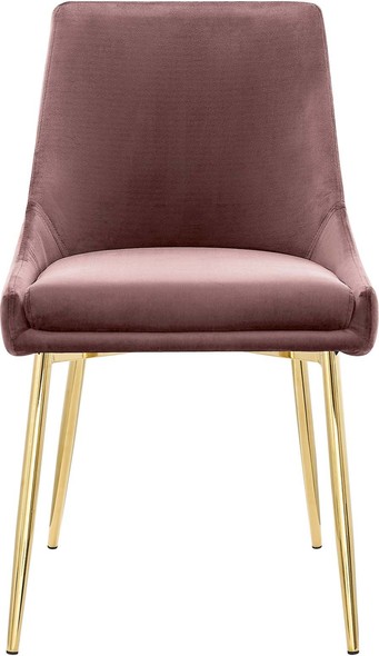 dinette sets with chairs Modway Furniture Dining Chairs Gold Dusty Rose