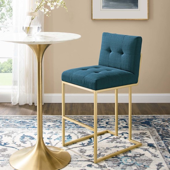 dining and bar stools Modway Furniture Bar and Counter Stools Gold Azure