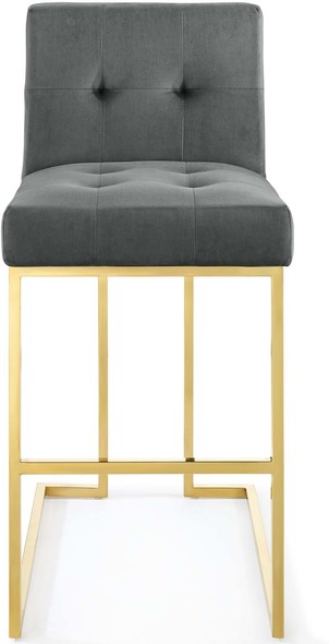 modern kitchen stools with backs Modway Furniture Bar and Counter Stools Gold Charcoal