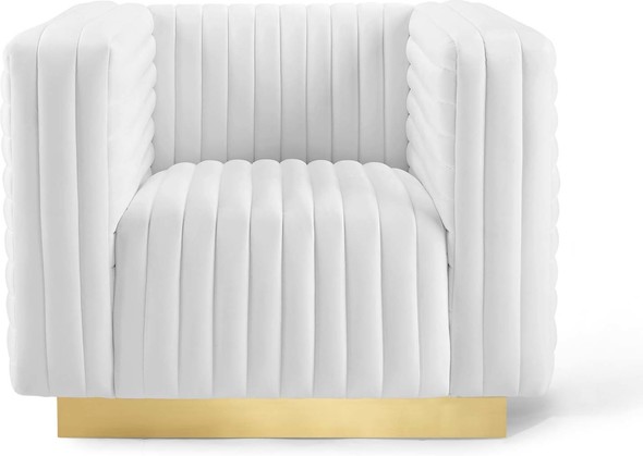 white accent chair modern Modway Furniture Sofas and Armchairs White