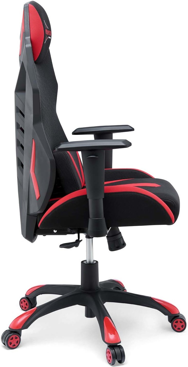 beige fabric office chair Modway Furniture Office Chairs Black Red