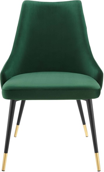 set of black chairs Modway Furniture Dining Chairs Green