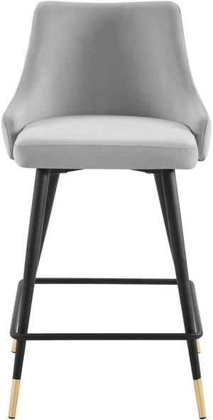 island stools with backs Modway Furniture Bar and Counter Stools Light Gray