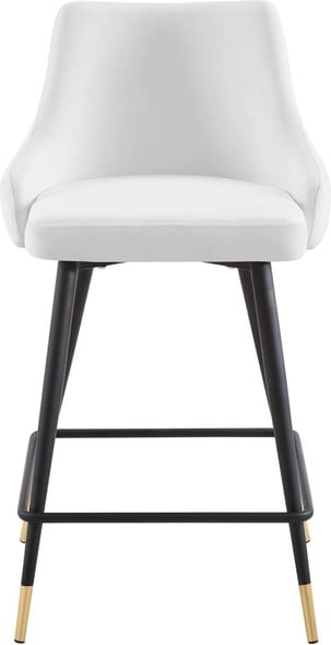 gray saddle bar stools Modway Furniture Bar and Counter Stools Bar Chairs and Stools White