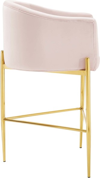 white and gold counter stools Modway Furniture Bar and Counter Stools Pink